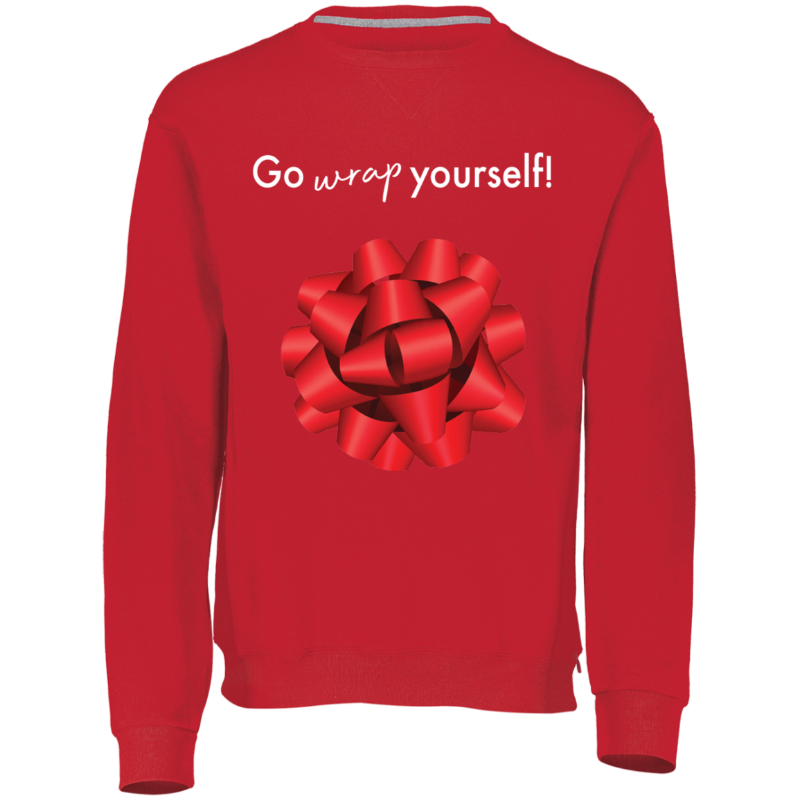 Go Wrap Yourself Fleece Crewneck Sweatshirt