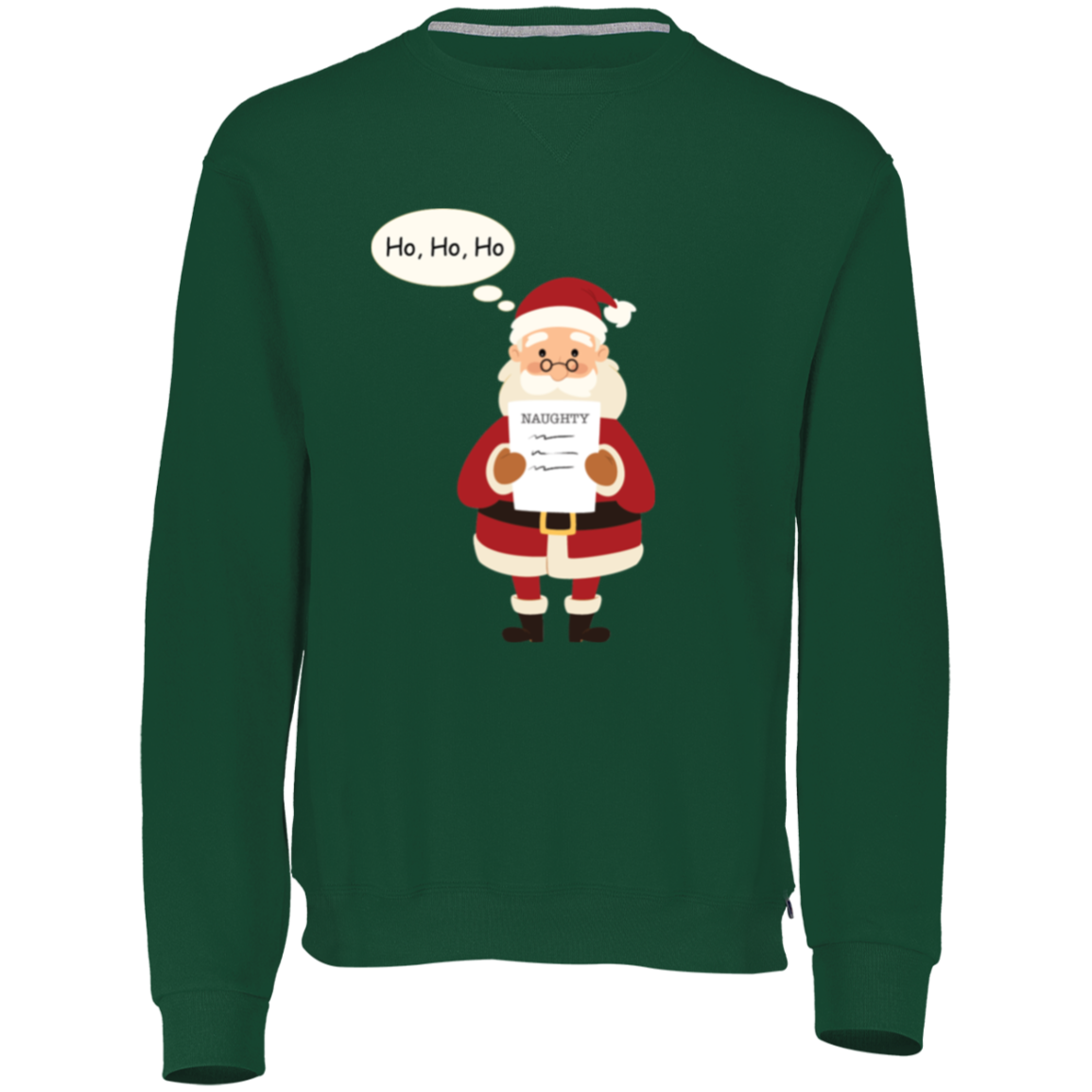 Ho Ho Ho Fleece Crewneck Sweatshirt